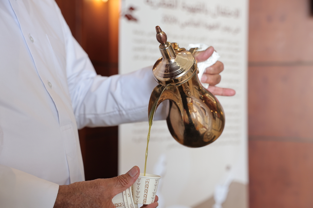 Celebration of the Arabic Coffee on International Coffee Day 1st of October