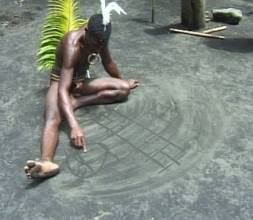 Vanuatu sand drawings