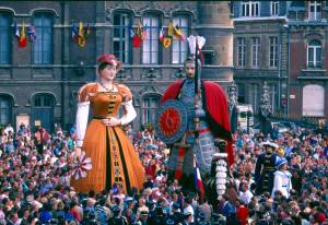 Géants et dragons processionnels de Belgique et de France