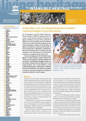 The Intangible Heritage Messenger N°5 (February 2007)