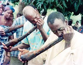 Gbofe of Afounkaha, the music of the transverse trumps of the Tagbana community