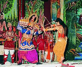 Ramlila, représentation traditionnelle du Ramayana