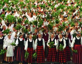 Les célébrations de chants et danses baltes
