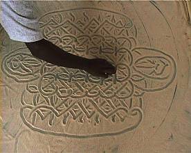 Vanuatu sand drawings