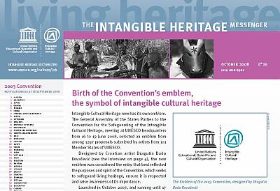 The Intangible Heritage Messenger N°10 (October 2008)