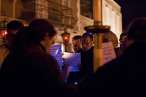 Procession Za Krizen (‘following the cross’) on the island of Hvar