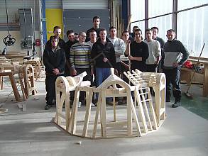 Scribing tradition in French timber framing