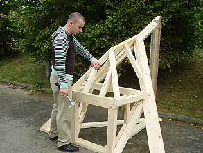 Scribing tradition in French timber framing