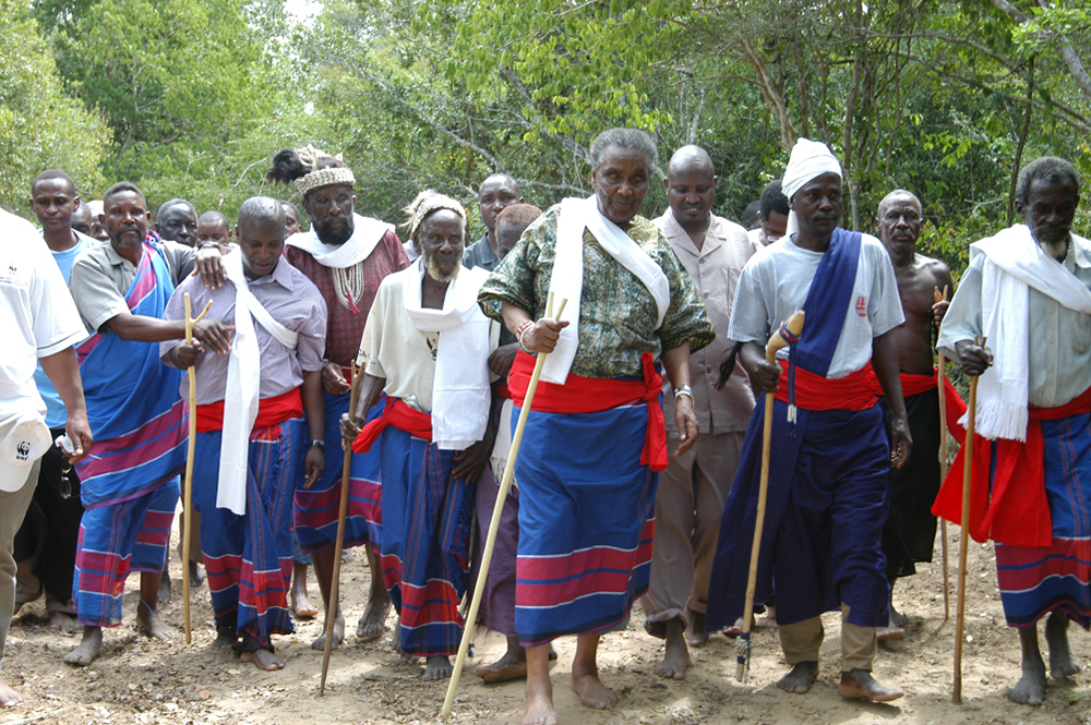 Kaya eders with Heritage Minister at Kaya Giriama