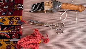 Traditional skills of carpet weaving in Fars