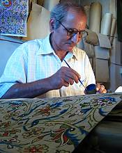 Traditional skills of carpet weaving in Kashan
