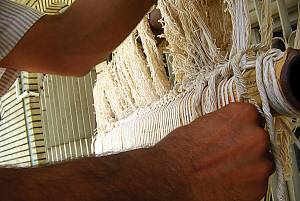 Traditional skills of carpet weaving in Kashan