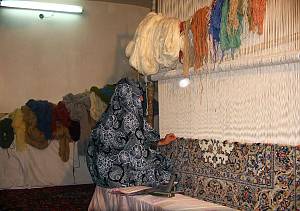 Les savoir-faire traditionnels du tissage des tapis à Kashan