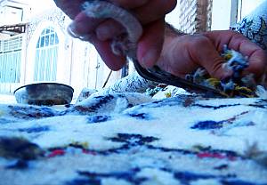 Traditional skills of carpet weaving in Kashan