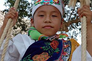 Ritual ceremony of the Voladores