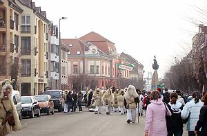Busó festivities at Mohács: masked end-of-winter carnival custom