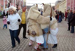 Busó festivities at Mohács: masked end-of-winter carnival custom