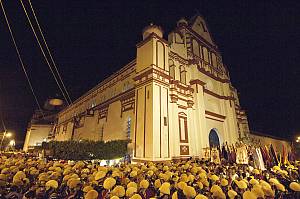 Parachicos in the traditional January feast of Chiapa de Corzo