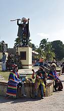 Parachicos in the traditional January feast of Chiapa de Corzo