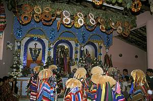 Les Parachicos dans la fête traditionnelle de janvier à Chiapa de Corzo