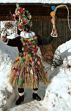 Shrovetide door-to-door processions and masks in the villages of the Hlinecko area