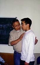 Mongolian traditional art of Khöömei