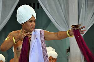 Sankirtana, ritual singing, drumming and dancing of Manipur