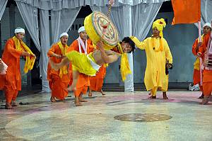 Sankirtana, ritual singing, drumming and dancing of Manipur