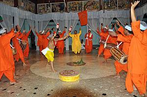 Sankirtana, ritual singing, drumming and dancing of Manipur