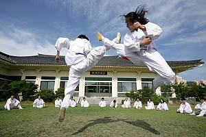 El Taekkyeon, arte marcial tradicional coreano
