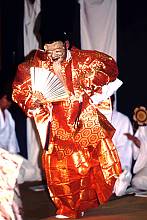 Sada Shin Noh, sacred dancing at Sada shrine, Shimane