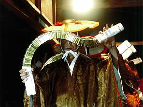 Nachi no Dengaku, a religious performing art held at the Nachi fire festival