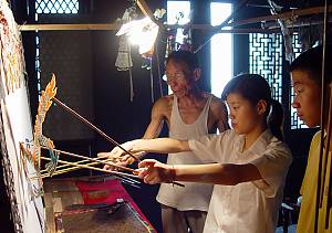 Le théâtre d’ombres chinoises