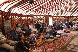 Ala-kiyiz and Shyrdak, art of Kyrgyz traditional felt carpets