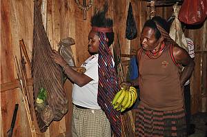 Noken multifunctional knotted or woven bag, handcraft of the people of Papua