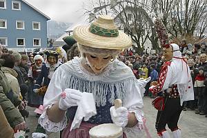 Schemenlaufen, the carnival of Imst, Austria
