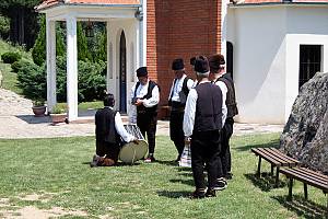 Kopachkata, a social dance from the village of Dramche, Pijanec