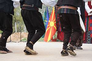 Kopachkata, a social dance from the village of Dramche, Pijanec