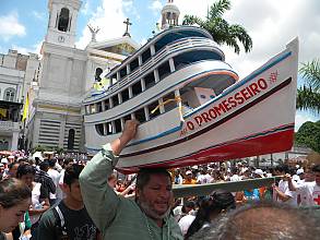 Círio de Nazaré (The Taper of Our Lady of Nazareth) in the city of Belém, Pará