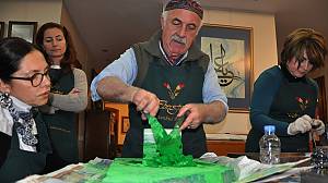 Ebru, Turkish art of marbling