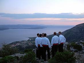 Klapa multipart singing of Dalmatia, southern Croatia