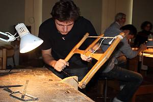 Traditional violin craftsmanship in Cremona