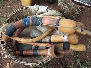 Bigwala, gourd trumpet music and dance of the Busoga Kingdom in Uganda