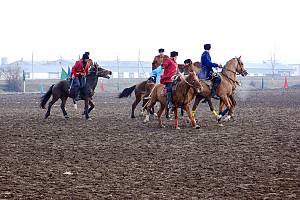 Chovqan, a traditional Karabakh horse-riding game in the Republic of Azerbaijan