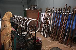 Traditional art of Jamdani weaving