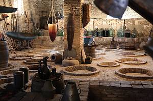 Ancient Georgian traditional Qvevri wine-making method
