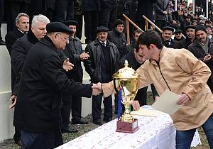 Chovqan, a traditional Karabakh horse-riding game in the Republic of Azerbaijan