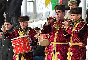Chovqan, a traditional Karabakh horse-riding game in the Republic of Azerbaijan