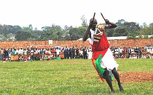Ritual dance of the royal drum