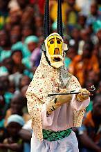 Coming forth of the masks and puppets in Markala